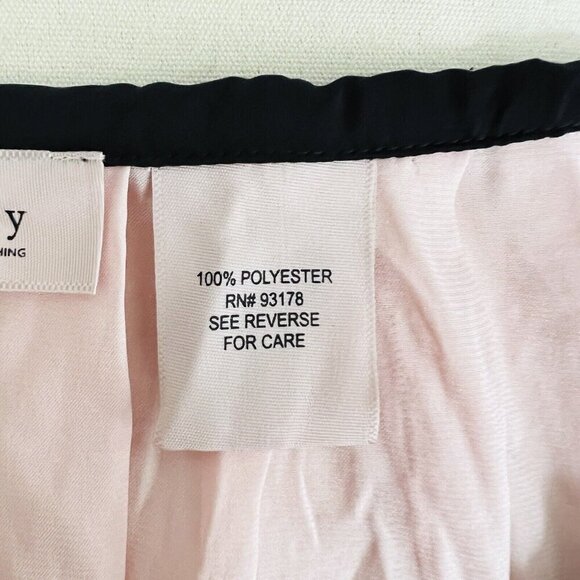 ❤️4/$20❤️ Philosophy Light Pink Satin Pleated Super Soft Midi Skirt ~ Size 6 - Picture 8 of 9